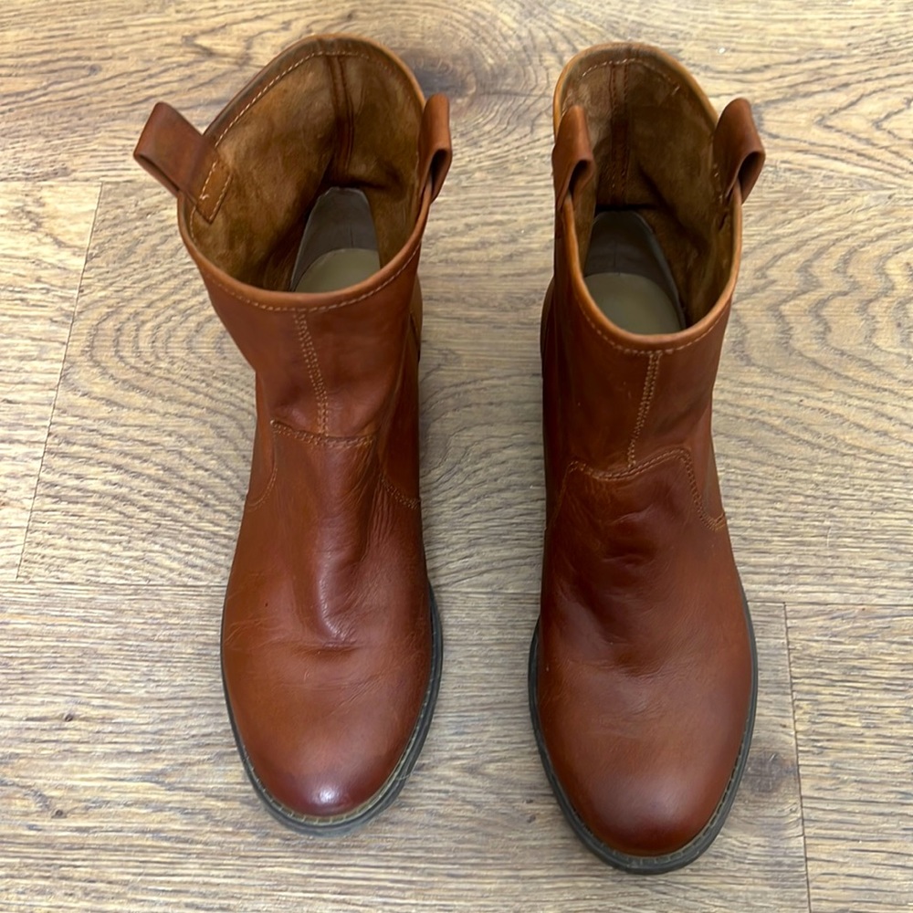 Sole Society Cognac Natasha Booties